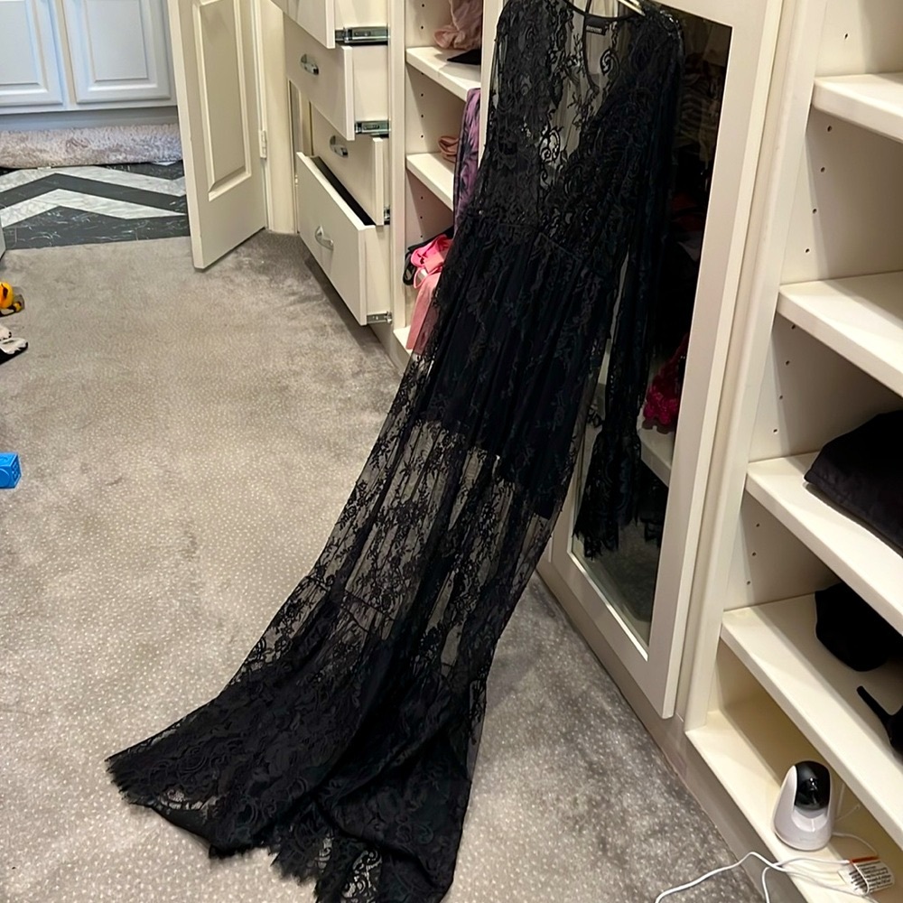 Ermanno scervino RARE Black Lace Dress